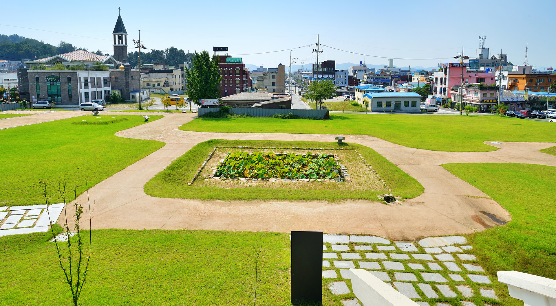 관북리 유적(연못) 이미지