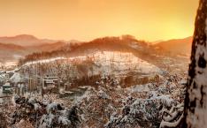 송산리고분군에서 바라본 공산성 이미지