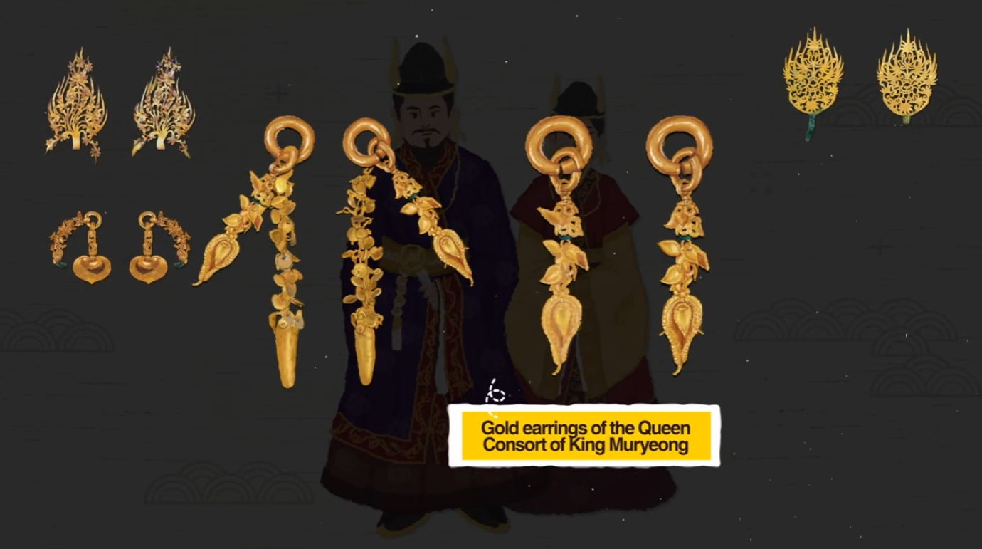 clip(2022)  "Splendid artefacts excavated from the tomb of King Muryeong" 이미지