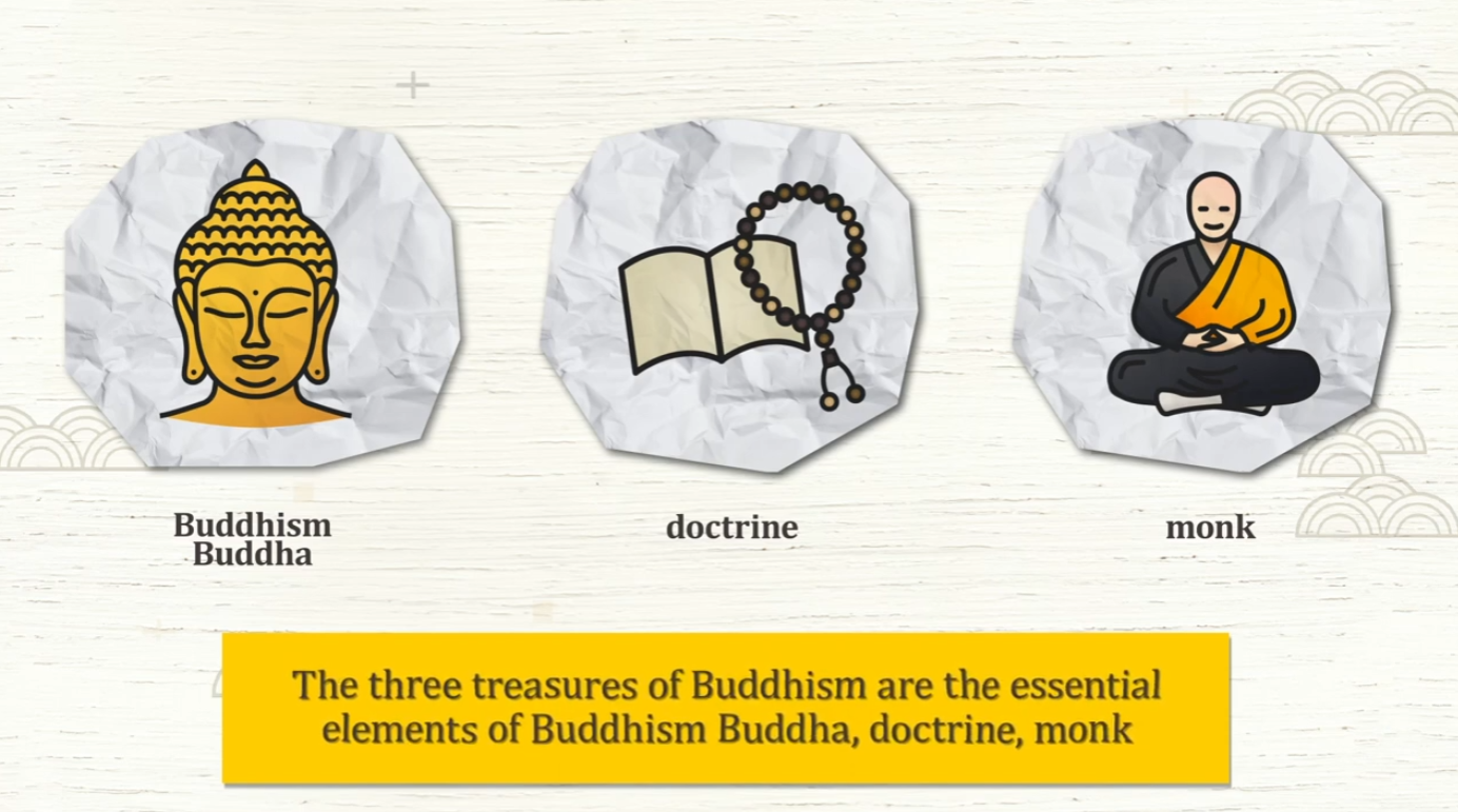 clip(2022)  "The three treasures expressed through the temple layout" 이미지