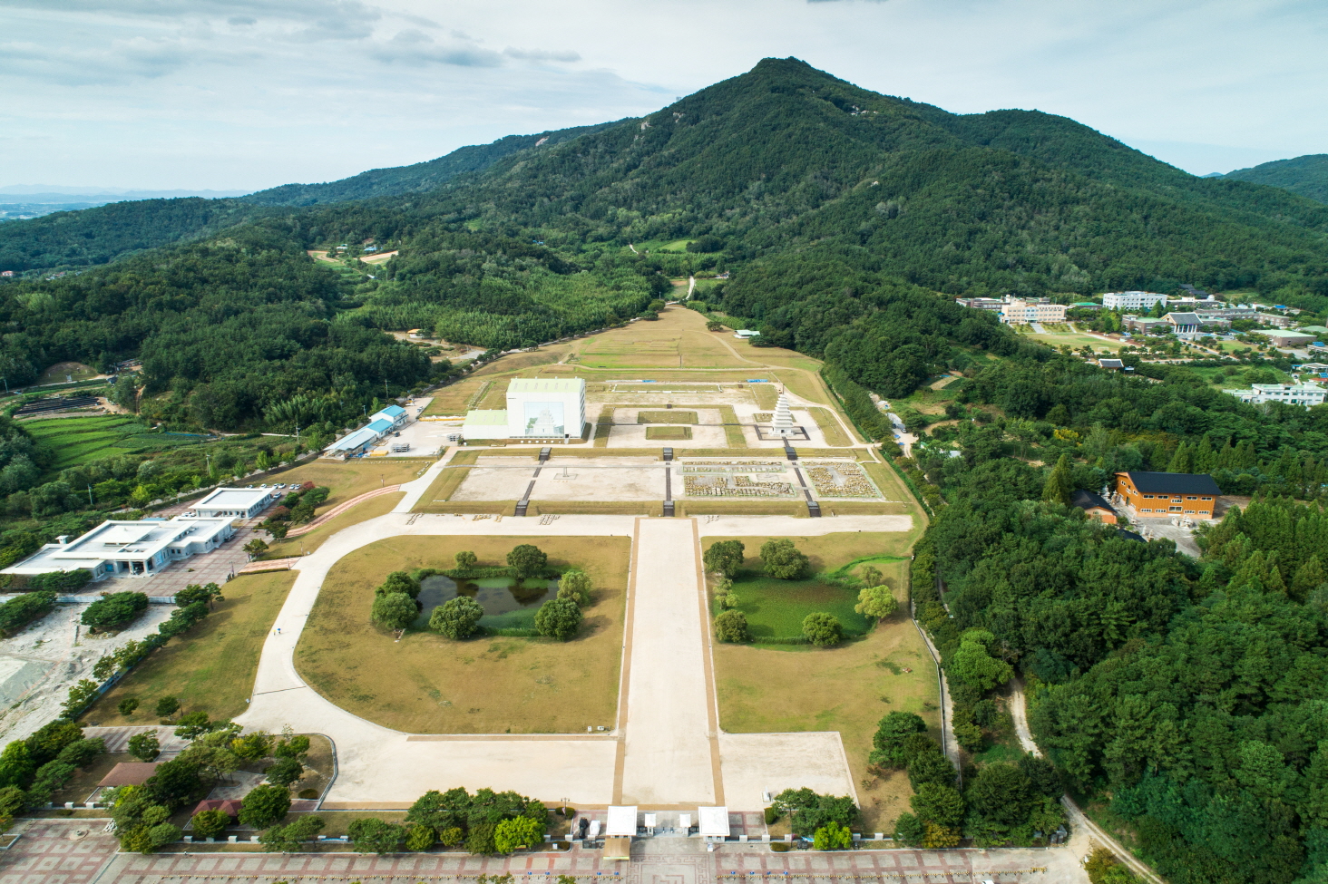 미륵사지 항공촬영(1) 이미지