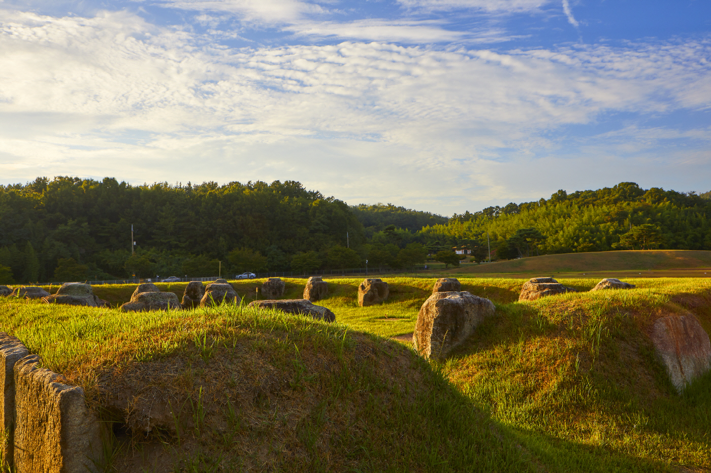 미륵사지 가을 금당지 이미지