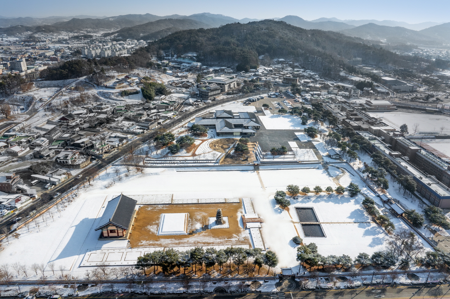 정림사지 겨울(2) 이미지