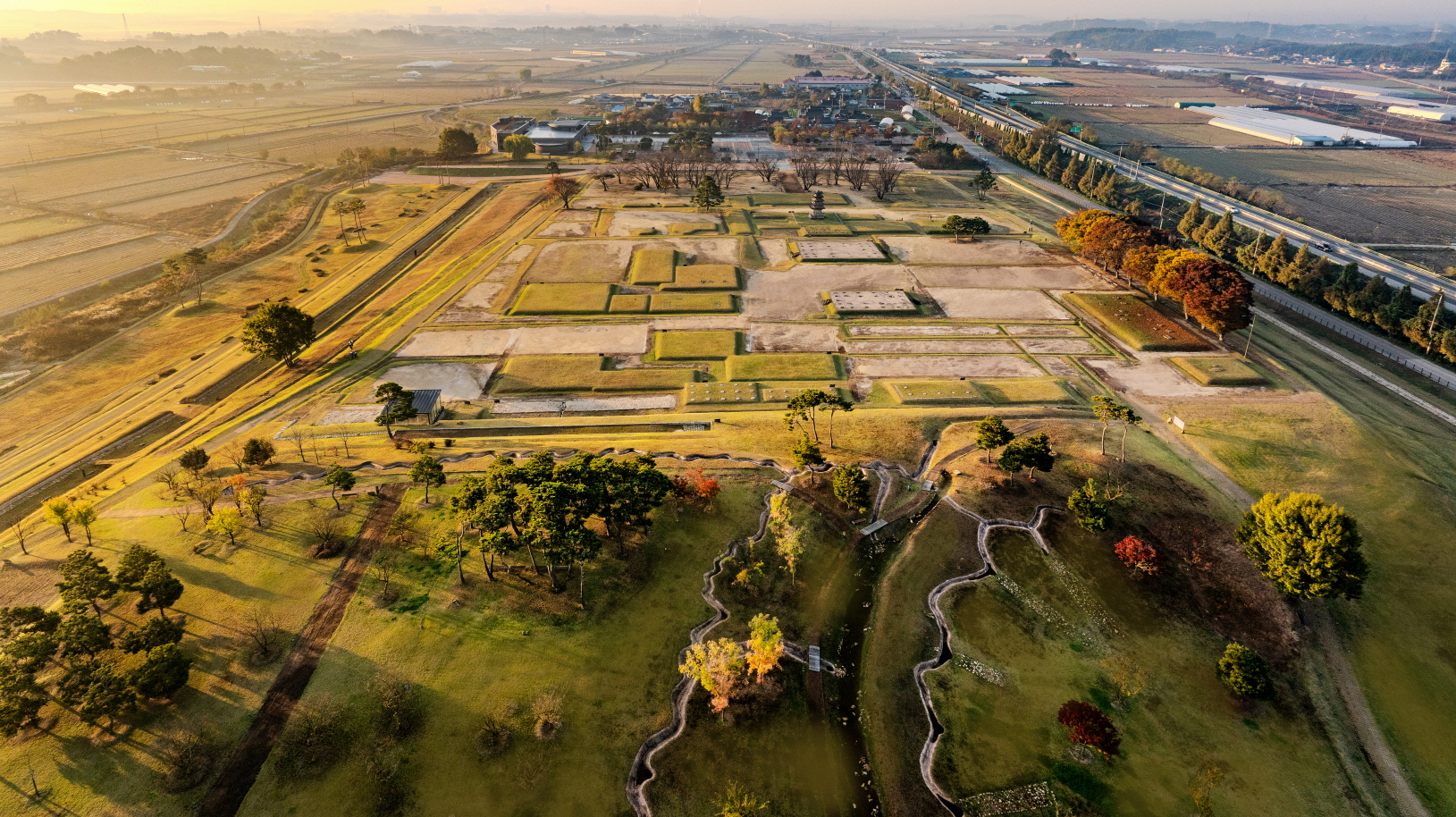 왕궁리 유적 가을 이미지
