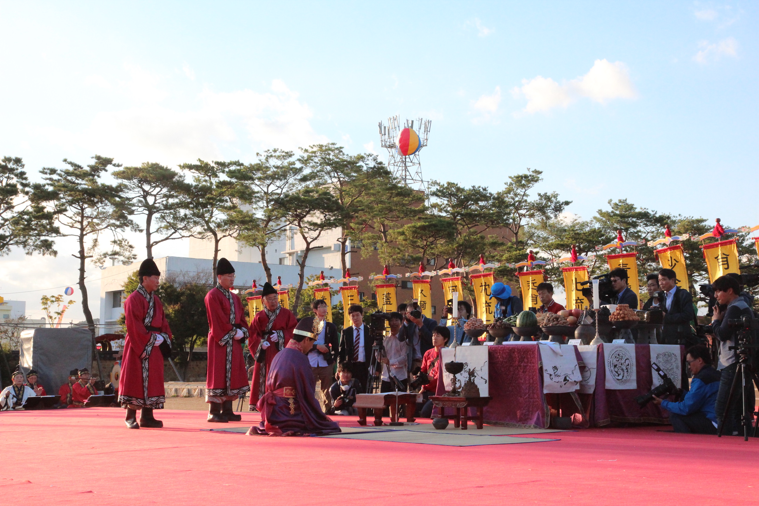 백제역사유적지구 세계유산 등재 고유제 이미지