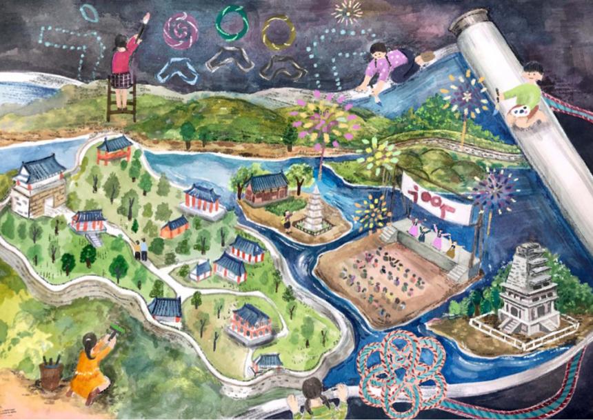 [입선] 세계문화축전 우리가 함께 그려나가요 이미지